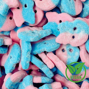 BUBS Sour Dizzy Skulls – rágógumi ízű savanyú gumicukor koponya formában, 100g, élénk színű svéd édesség