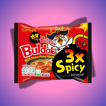 Buldak 3x csípős ramen, intenzíven erős ízekkel, tökéletes választás csípős étel rajongóknak
Forró, 3x csípős Buldak ramen, igazán erős tészta, amely garantáltan felperzsel
Buldak 3x csípős ramen tészta, egy forró és ínycsiklandó kihívás a csípős ételek kedvelőinek