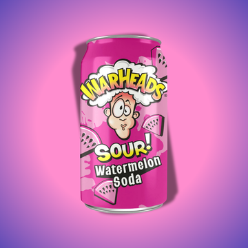 Warheads Extra Savanyú Dinnyés Üdítő 330ml palack, frissítő és savanykás dinnyés ízével.