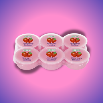 Ázsiai kókusz puding eper ízesítéssel, 480g kiszerelésben, krémes és frissítő édesség"
Krémes kókusz puding eper ízzel, 480g, az egzotikus ízek kedvelőinek"
Ázsiai eper ízesítésű kókusz puding, 480g, friss és ínycsiklandó édesség egyedülálló textúrával"