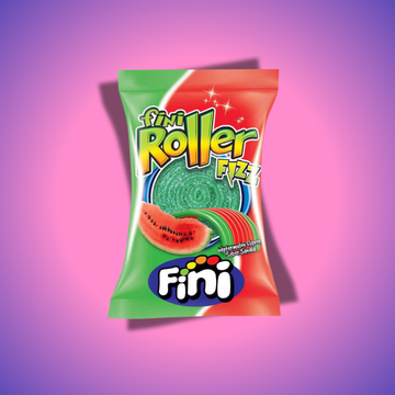 Fini Roller Dinnye – dinnye ízű édesség, frissítő nyári falat, ínycsiklandó és prémium minőségű finomság.