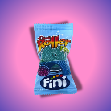 Fini Roller Áfonya – áfonya ízű édesség, friss és gyümölcsös falat, prémium minőségű finomság.