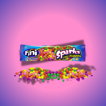 Fini Sparks Cukorkák 16g, szikrázó édesség, amely édes és frissítő ízekkel hoz egy kis extra élményt minden falatba.