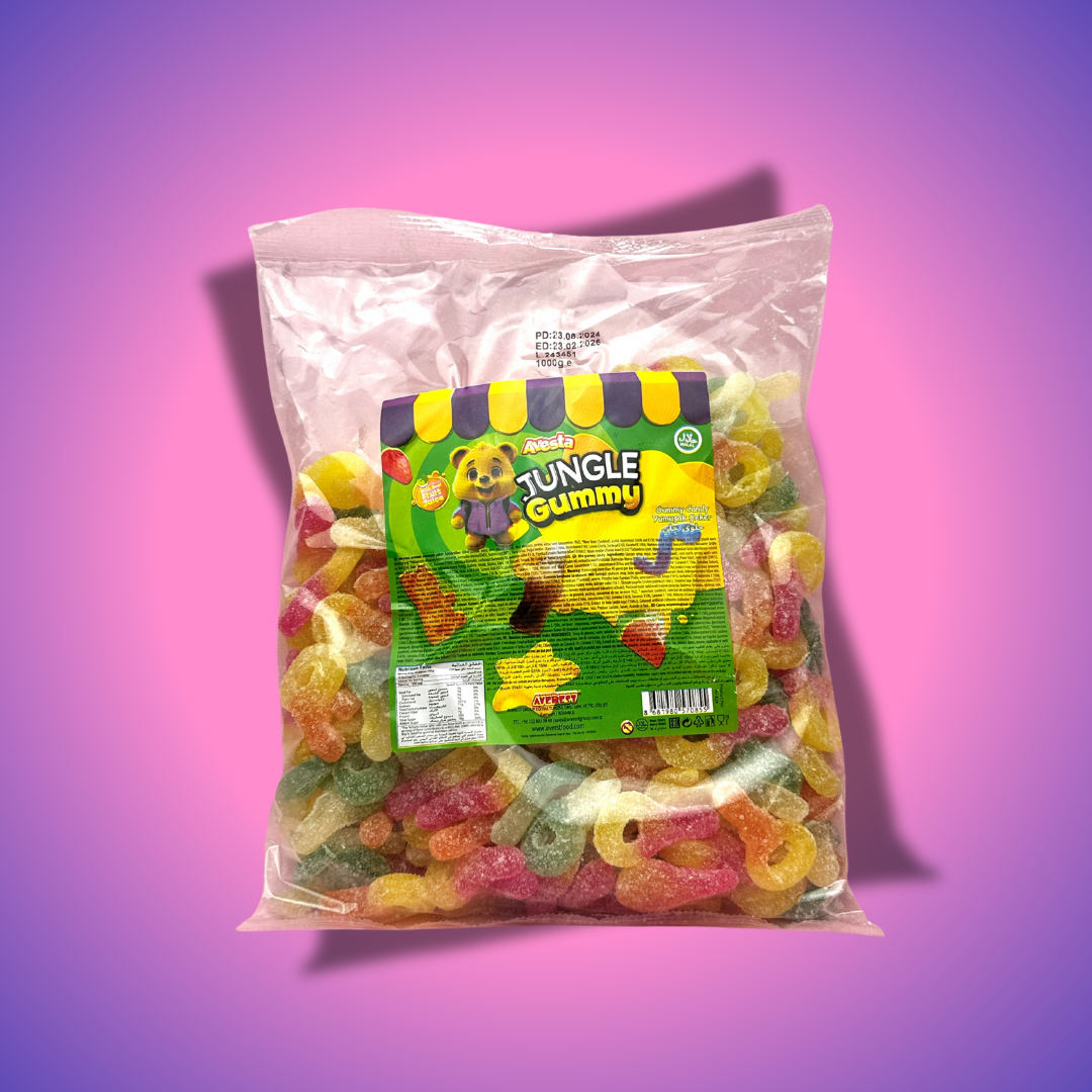 Savanyú cumi gumicukor 1kg – színes, savanyú édesség | Candy Heaven