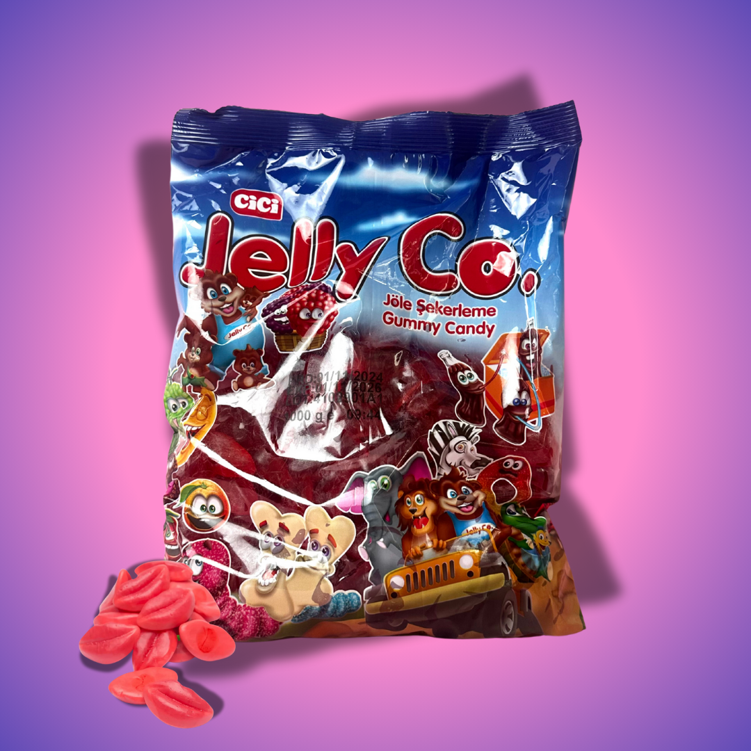 Mini száj alakú gumicukor 1kg – színes, gyümölcsízű édesség | Candy Heaven